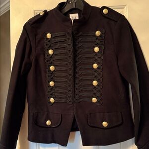 GAP Black Jacket with Gold Accents